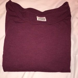 dark purple PINK shirt